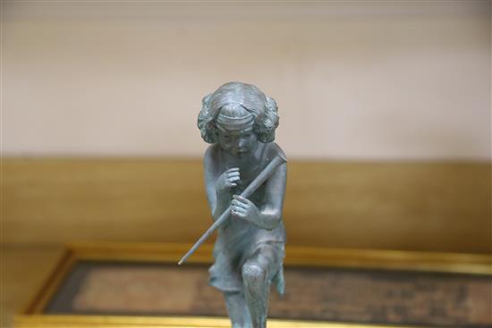 A Sussé bronze of The Three Graces, signed Matto, length 77.5cm